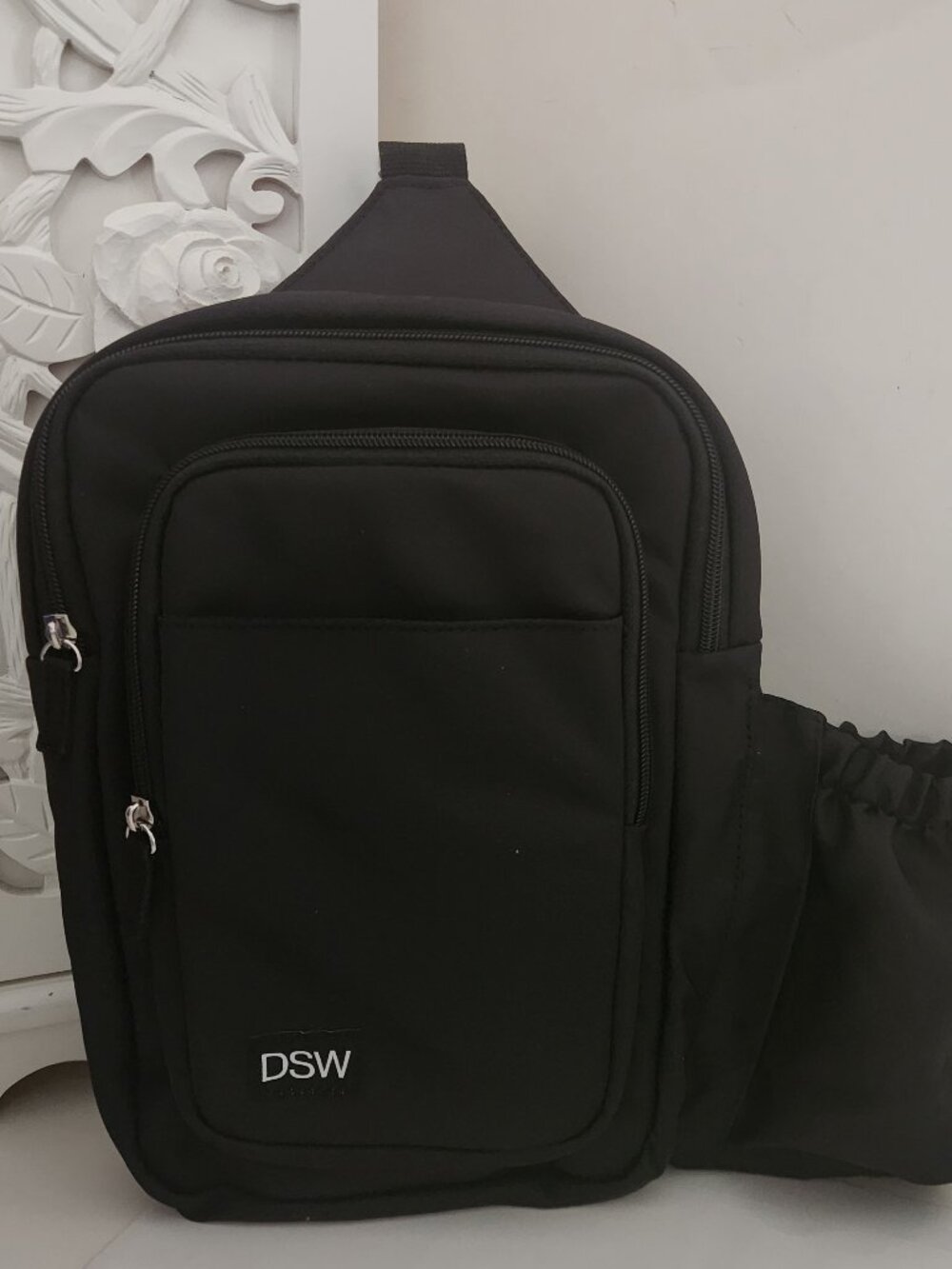 Sling Bag with Hidden Bottle Holder